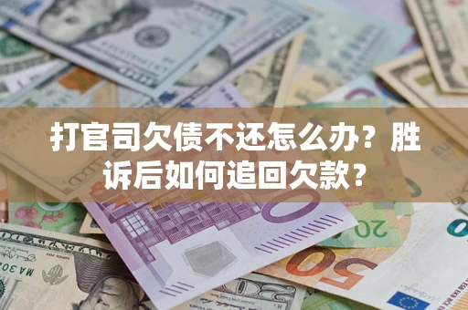 北京打官司欠债不还怎么办？胜诉后如何追回欠款？