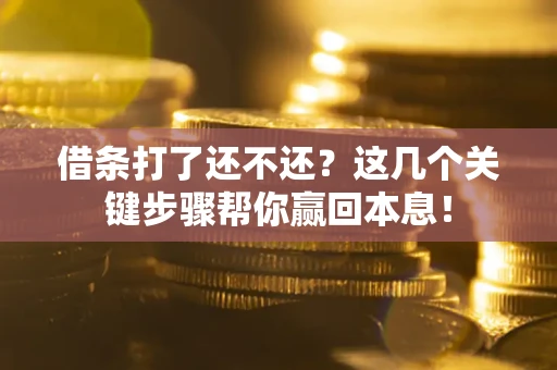 北京借条打了还不还？这几个关键步骤帮你赢回本息！