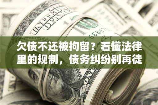 北京欠债不还被拘留？看懂法律里的规制，债务纠纷别再徒劳奔波