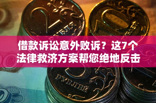 北京借款诉讼意外败诉？这7个法律救济方案帮您绝地反击！