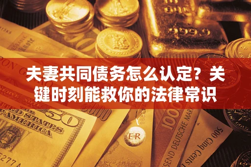 北京夫妻共同债务怎么认定？关键时刻能救你的法律常识